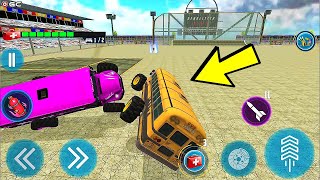 Monster Bus Demolition Derby Bus Destruction 2021 - Impossible Racing - Android GamePlay screenshot 5