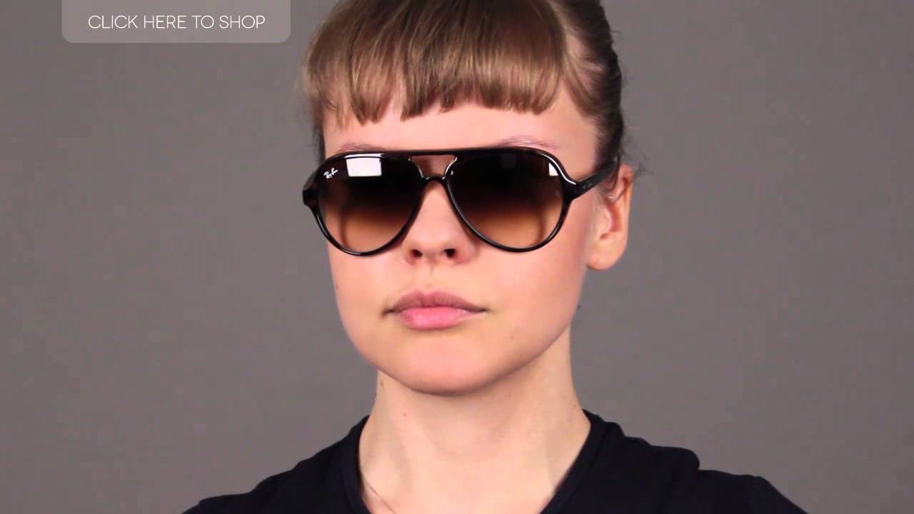 Ray Ban Cats 5000 710 51 Sunglasses Review - YouTube