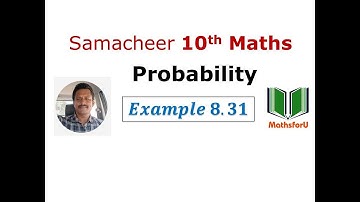 10th Samacheer-Probability-New Syllabus-2019-20 - Algebra of Event-Example:8.31