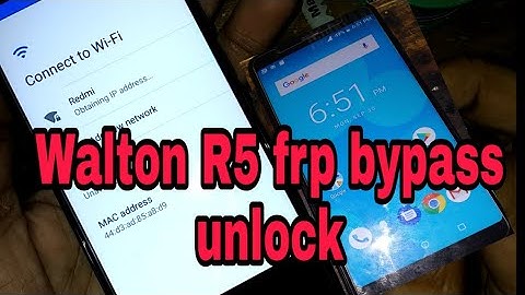 Walton R5 frp bypass unlock - frp bypass remove-jibon barmon