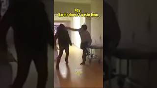 Karma doesn't wait in this hospital hallway! 🏥🚨 #epicfail