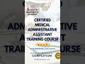 🎖️🎓Become a certified #medicalassistant #adminassistant #healthcareadministration