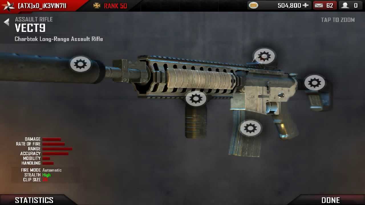 Modern Combat 4: My Best Weapons Setups!! - YouTube