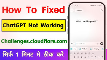 Please Unblock Challenges.cloudflare.com To Proceed | Chatgpt Not Working Today | Chatgpt ServerDown