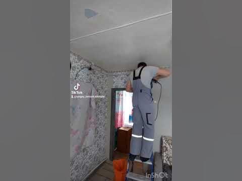 Натяжка потолков - YouTube