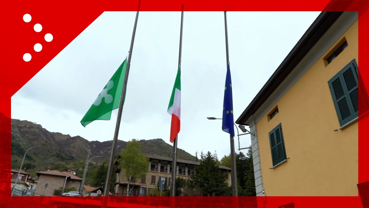 Esino Lario, bandiere a mezz’asta in Municipio dopo omicidio assessore Pierluigi Beghetto
