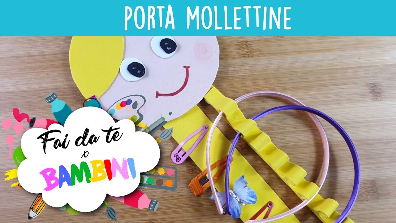 Porta cerchietti e mollette - tutorial