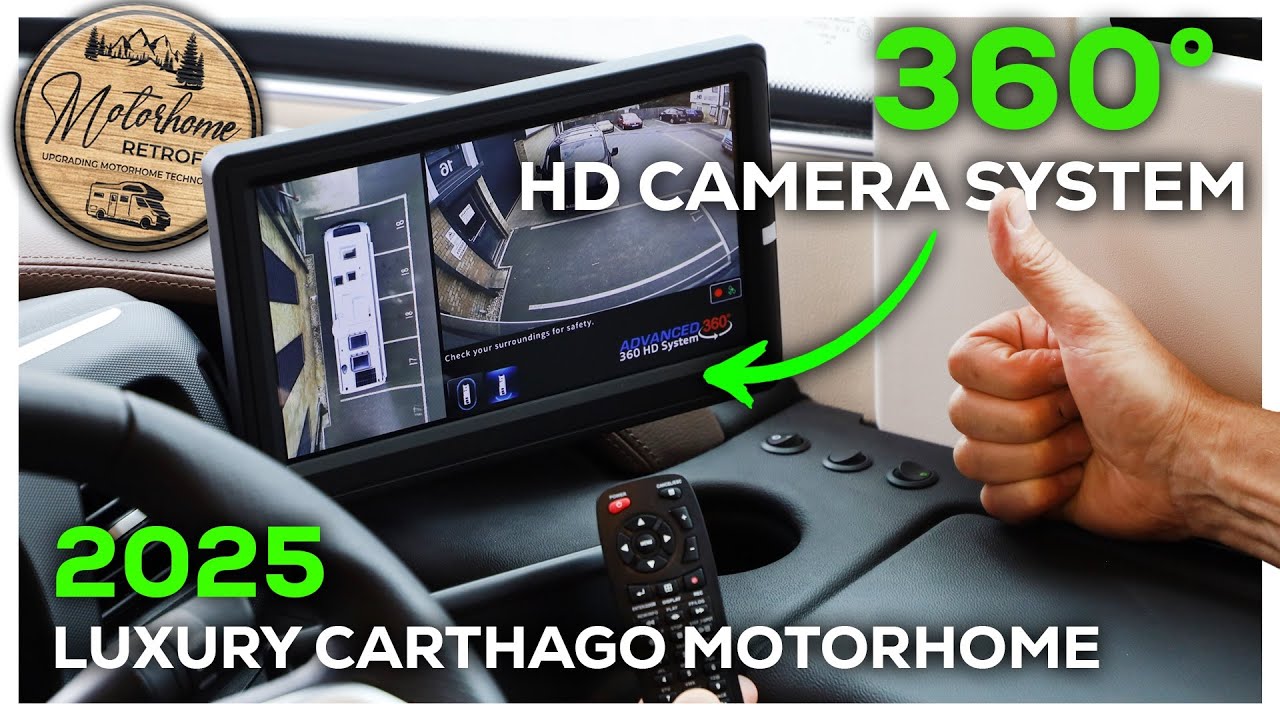 2025 Carthago Motorhome | 360° HD Camera System Install!