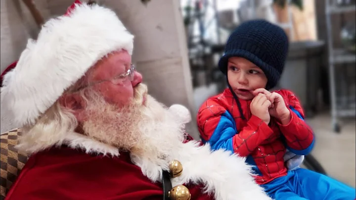NERVOUS TO ASK SANTA CLAUS SOMETHING SILLY!