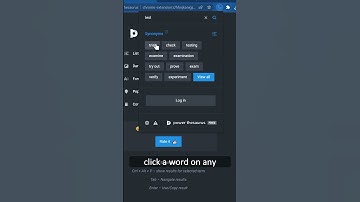 Chrome Extensions: Part 14 - Get synonyms, antonyms & definitions for any word!