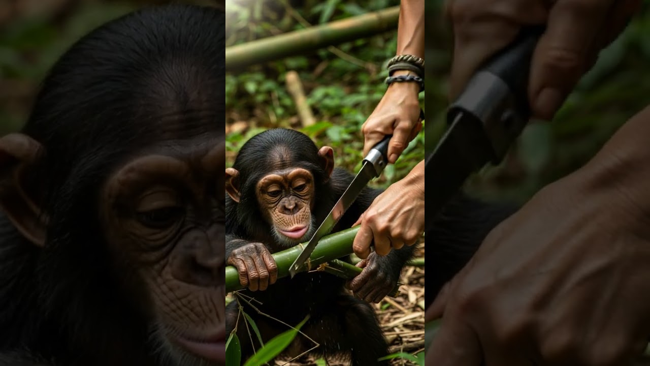 Baby Chimp Freed as Alpha Charges on All Wild Rescue Unfolds 