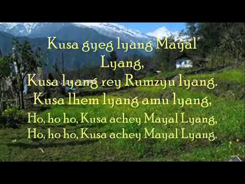 Lepcha sing along song   Kusa gyeg lyang Mayal lyang