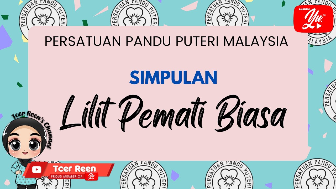 LILIT PEMATI BIASA - Ikatan dan Simpulan Pandu Puteri