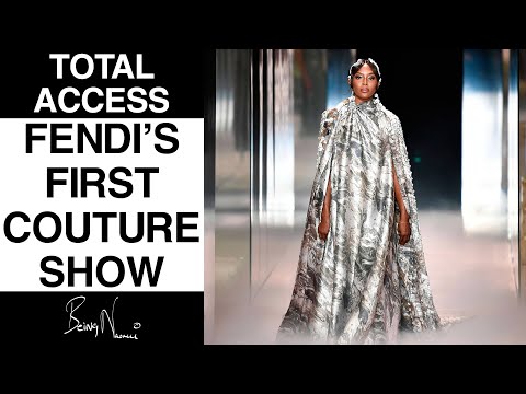 Naomi's Total Access to Fendi's First Couture Show with Kim Jones