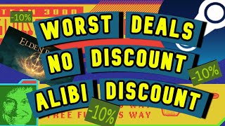 The Most Disappointing Deals | Steam Summer Sale 2022 | Only 10% Discount, No Discount At All