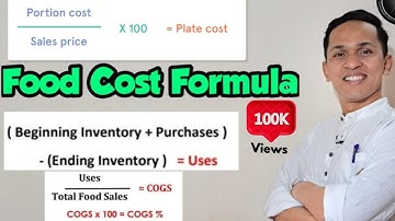 Formule voor voedselkosten | Hoe bereken je voedselkosten? Portiekosten, Bordkostenformule | Peri...