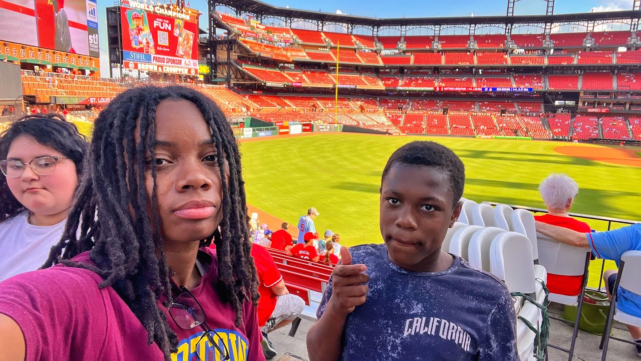 Our First Major League Baseball Game in St. Louis Was CRAZY! | Cardinals Game Day Vlog