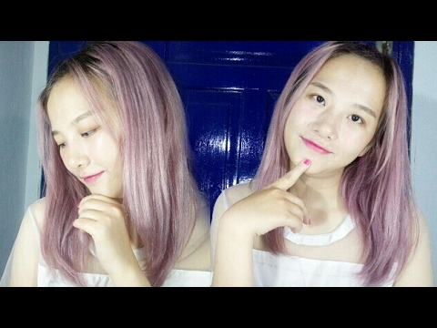  Tutorial ROSE PURPLE HAIR Dengan MIRANDA Cara Cat 