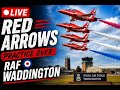 🔴 LIVE: The RAF Red Arrows Practice Display over Raf Waddington! 🇬🇧✈️