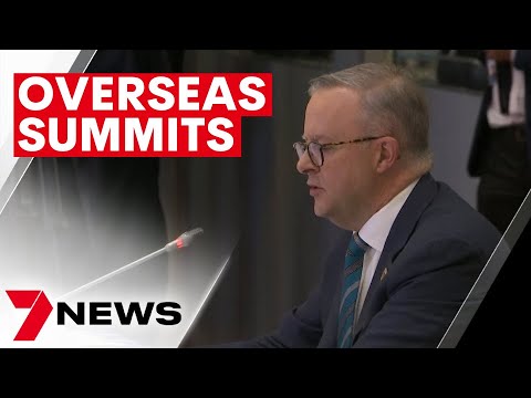 Anthony albanese begins whirlwind nine days with asean summit in cambodia | 7news