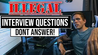 Illegal Interview Questions | Don't Answer! #grindreel