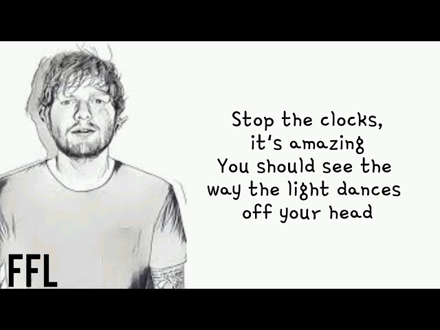 Ed Sheeran - Afterglow(lyrics) class=