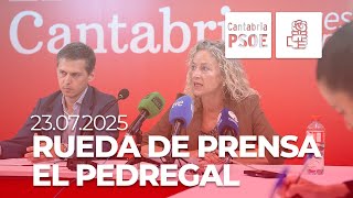 RUEDA PRENSA CEIP EL PEDREGAL - 23.07.2025
