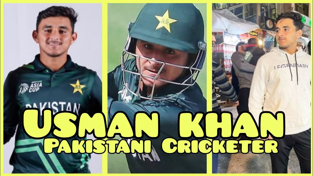 Cricketer Usman Khan 