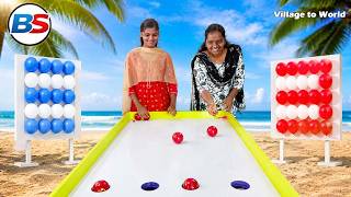 🎯Roll The Ball Challenge🌈  | Pop The Balloons & Win |#besquad #trendingvideo #entertainment screenshot 4