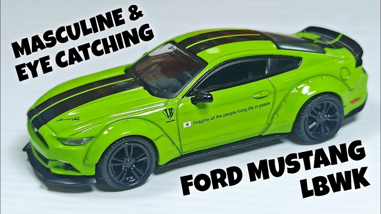 UNBOXING DIECAST MINI GT LB-WORKS FORD MUSTANG GRABBER LIME / FORD ...