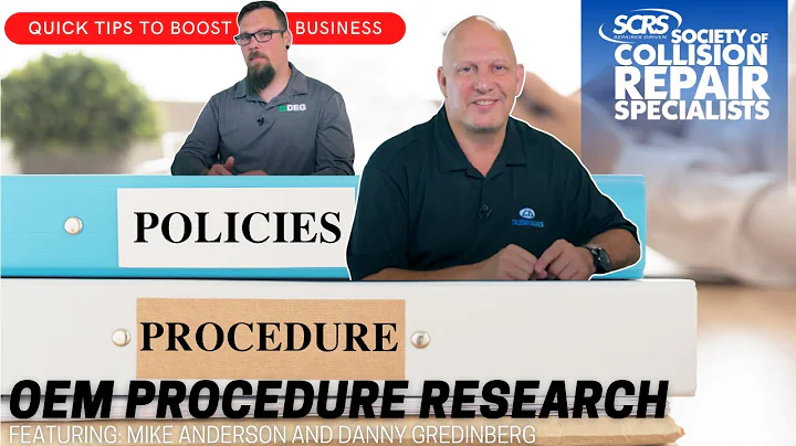 SCRS Quick Tips: OEM Procedure Research – accessing the information that matters