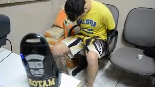 Em Campo Mourao traficante foi preso com cocaina e LSD escondidos na cueca