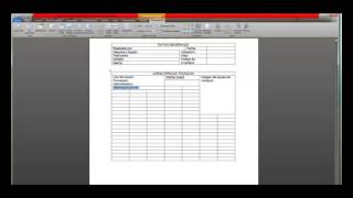 Video tutorial de como realizar una ficha tecnica en microsoft word Video tutorial de como realizar una ficha tecnica en microsoft word