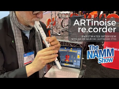 ARTinoise Re.Corder electronic recorder & MIDI Controller - interview with Davide Mancini - NAMM2023