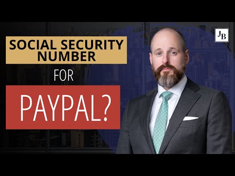 Video: Potřebujete ssn pro paypal?