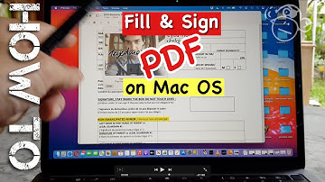 How to fill out PDF form with Signature in Mac OS Big Sur using webcam in Preview