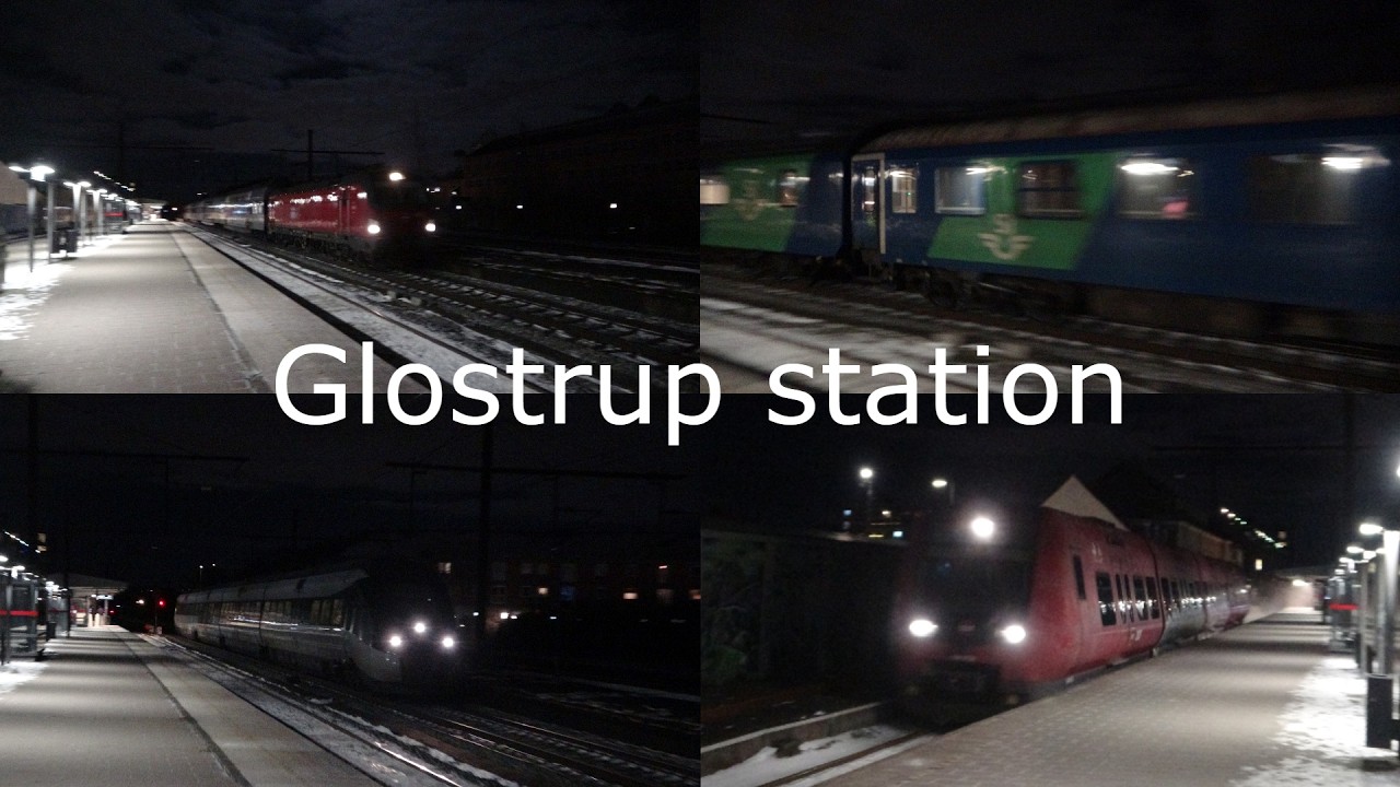 Glostrup station (ft. DKTrainS1990)
