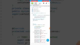 Develop android application to draw graphic primitives.