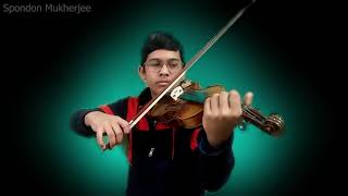 Woh Shaam Kuch Ajeeb Thi  Kishore Kumar  Khamoshi  Violin Cover  Spondon Mukherjee