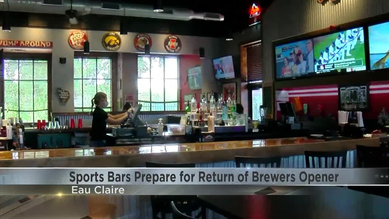Eau Claire sports bars prepare for Brewers opener YouTube