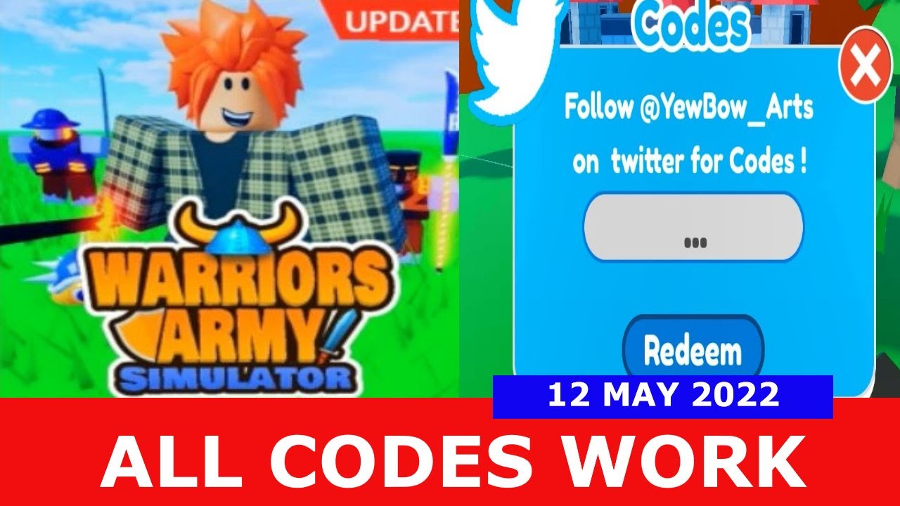 ALL CODES WORK* [UPDATE1.5] Warriors Army Simulator! ROBLOX