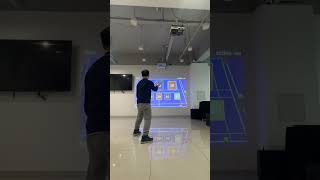 Indoor sports and exercise pickle ball game interactive game