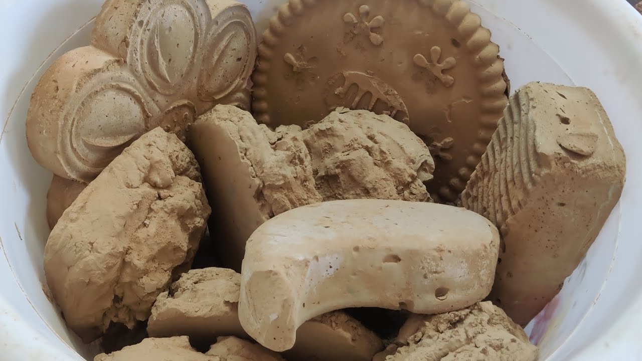 1000% Satisfying Dry Crumbling of Pure Mud Dirt 