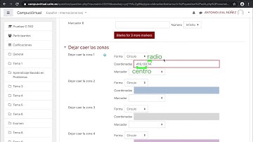 Cómo crear una pregunta de tipo "Arrastrar y Soltar Marcadores" en Moodle