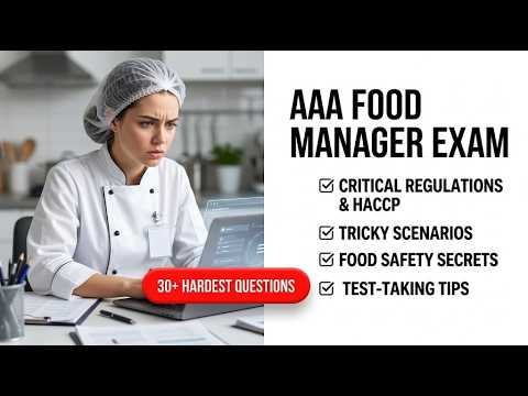 AAA Food Manager Certification Exam 2026 Comprehensive Study Guide And Managerial Review