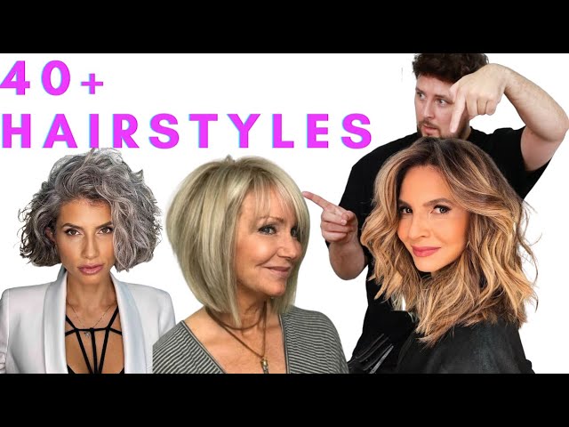 7 Stylish And Trendy Haircuts For Women Over 40 With Thin, Fine Hair -  SHEfinds