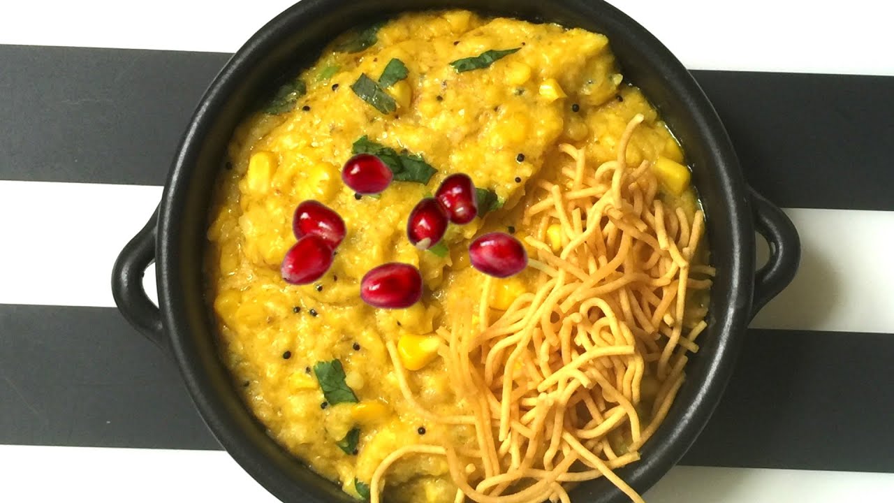 Makai no Chivdo Khichdi or Chundo | Indian Corn Chowder | Bhavna