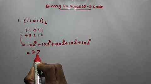 Binary to Excess 3 Conversion (Malayalam)