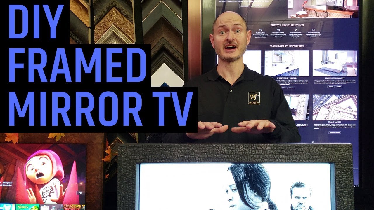 Framed Mirror TV: The Ultimate DIY Guide | How to Hide Your TV With a Mirror - YouTube