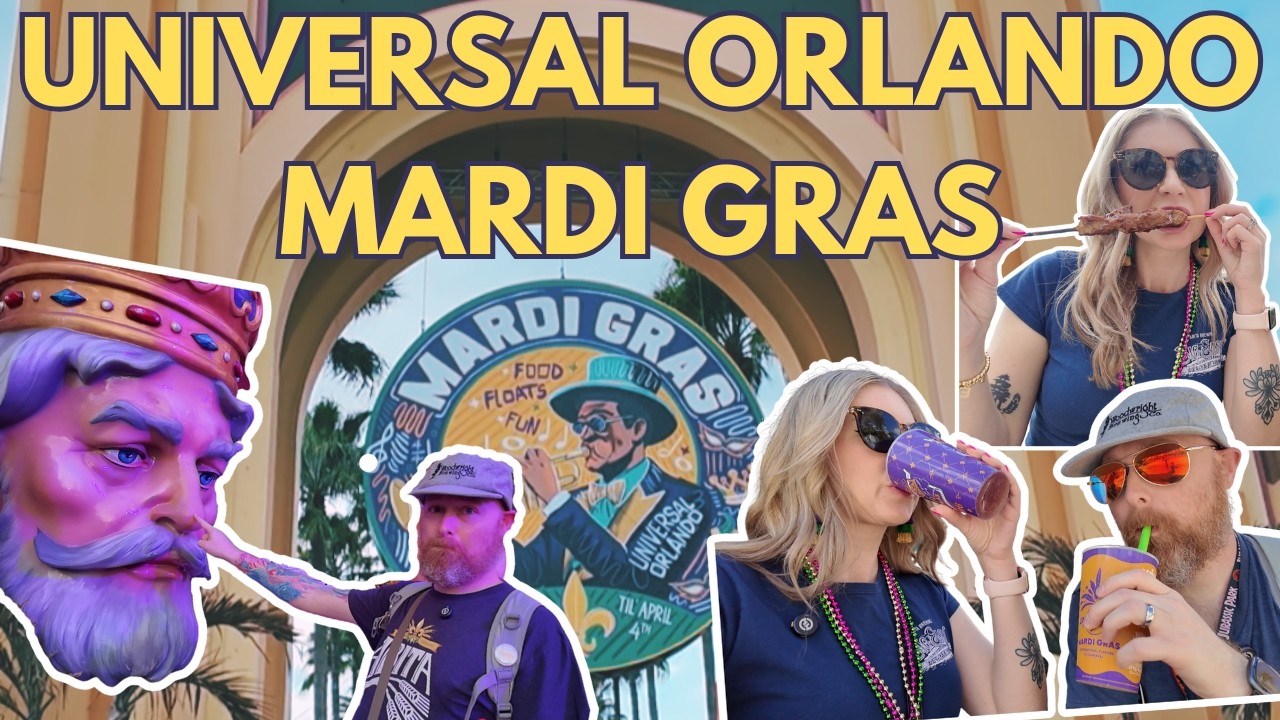 Mardi Gras Universal Orlando | Food, Drinks, Tribute Store, Parade, and MORE!